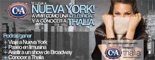Thalia te invita a Nueva York con C&A Moda : Planet Thalia New York